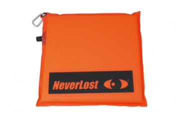 Image of Neverlost Inflatable Sitmat, Black/Orange, 14inx14in 6139