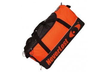 Image of Neverlost Weekend Trolley Dry Vault, Black/Orange, 31.5inx16inx13.25in 6132