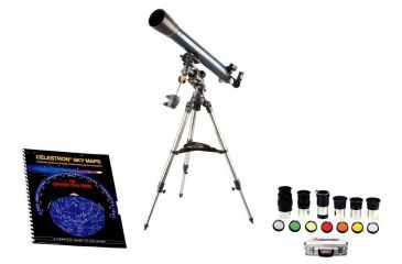 Image of Celestron AstroMaster 90 EQ Equatorial Refractor Telescope 21064