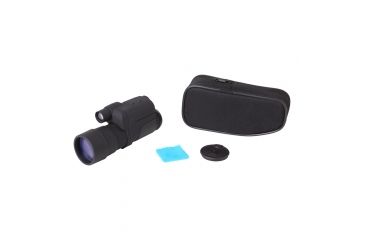 Image of OpticsPlanet Exclusive Refurbished, Firefield Nightfall 4x50 Night Vision Monocular, Black w/ Case FF24063