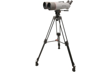Image of Newcon Optik, 28x100 ED, BAK6 Prism, Long Range Observation Binocular, Grey, BIG EYE 28x100 ED