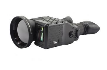 Image of Newcon Optik SENTINEL LRF Thermal Laser Rangefinder Binocular, 640-9 Hz, 2-4x75mm, Black, SENTINEL-LRF-640