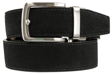 Image of Nexbelt Suede Dress Belt, Non-EDC, Black, PCE0746