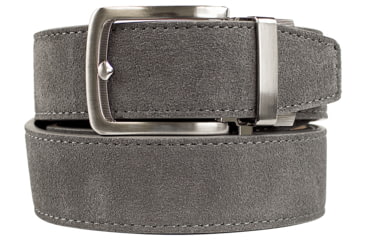 Image of Nexbelt Suede Dress Belt, Non-EDC, Grey, PCE0975