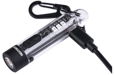 Image of Nextorch K40 LED Keychain Light, Lithium Ion, White, 300 Lumen, Black, PS520122