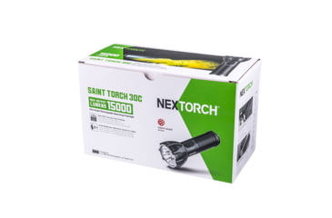 Image of Nextorch Saint Torch 30C Turbo Searchlight, 10,000lm w 15,000lm, Black, PS520150