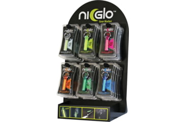 Image of Ni-Glo Point Of Sale Display Promo, Measures 16in High X 9 3/4in Wide X 6 1/2in Deep When Assembled, Free With Purchase Of 144 Pieces Of Ni-Glo Items, 91520