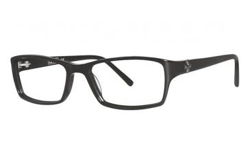 Image of Nicole Miller Carmine Eyeglass Frames - Frame Black, Size 53/16mm NMCARMINE01