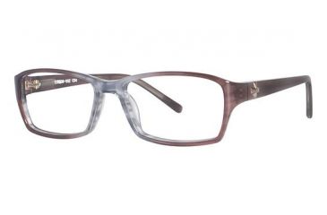 Image of Nicole Miller Carmine Eyeglass Frames - Frame Brown/Light Blue Gradient, Size 53/16mm NMCARMINE02