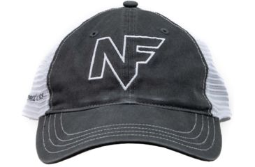 Image of NightForce Trucker Hat, Relaxed Fit, w/ NF Logo, Grey/White, A525