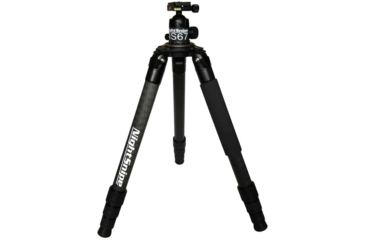 Image of NightSnipe Elite Hunter Carbon Fiber Shooting Tripod, NS67 Ball Head and NightSnipe Picatinny Rail Mount Combo Kit, EHNS67-2288