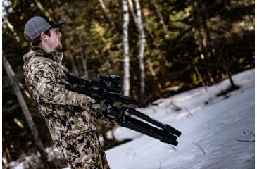 Image of NightSnipe Elite Hunter Carbon Fiber Shooting Tripod, NS67 Ball Head and NightSnipe Picatinny Rail Mount Combo Kit, EHNS67-2288