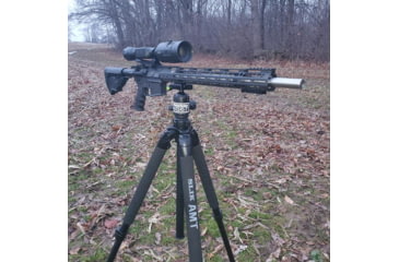 Image of NightSnipe Slik Pro 700 DX Aluminum Tripod, NightSnipe NS67 Ball Head and NightSnipe Picatinny Rail Mount Combo Kit, Black, SLIK-NS67-9072