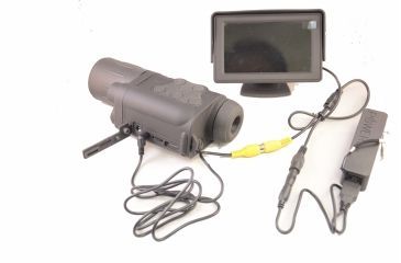 Image of NightStar 4X42F Digital Night Vision Monocular, w/ camera and recorder, Black, NS41442FVR