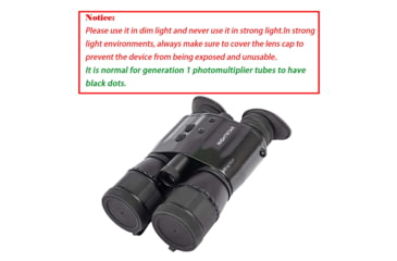 Image of NightStar 2x42mm Night Vision Binocular, Gen 1, 32-36lp/mm, Black, NS42242CC