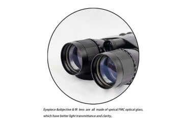 Image of NightStar 2x42mm Night Vision Binocular, Gen 1, 32-36lp/mm, Black, NS42242CC