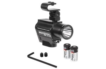 Image of Nightstick Helmet Mounted Multi-Function LED Dual-Light Flashlight,220 Lumens,Black NSP-4650B