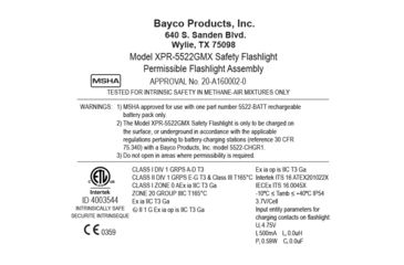 Image of Nightstick Intrinsically Safe Permissible Dual-Light Flashlight w/Dual Magnets - Rechargeable, Green, XPR-5522GM