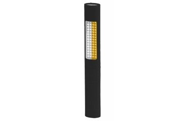 Image of Nightstick Safety Light/LED Flashlight,White/Flashing Amber Flood,150 Lumens,Black NSP-1174