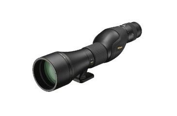 Image of nikon 20-60x82mm ed straight body monarch fieldscope 82ed-s, black 16100