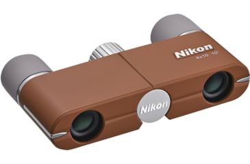 Image of Nikon CF 4x10mm Roof Prism Binoculars, Amber Brown, 16842