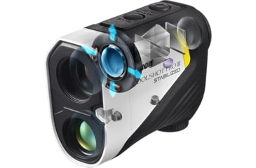 Image of Nikon Coolshot ProIII Stabilized 6x21mm Golf Rangefinder, White, 16788