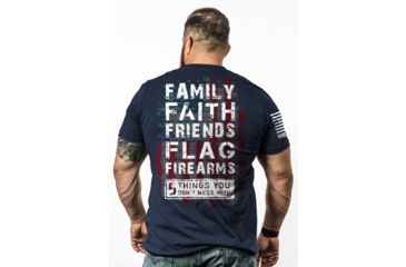 Image of Nine Line 5 Things Graphic T-Shirts - Mens, MidnightNavy, 2XL 5THINGS-TS-MIDNIGHTNAVY-2XL