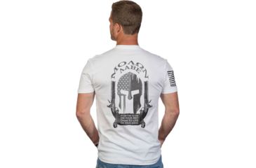 Image of Nine Line Apparel Molon Labe Men's T-shirt White 2xl