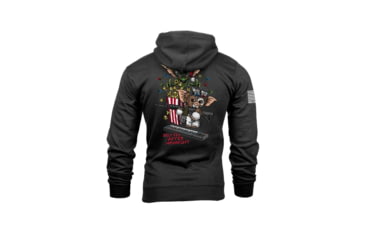 Image of Nine Line Apparel Nine Line Belt Fed Hooded Sweatshirt Black 3XL, BELTFED-DT6100-BLACK-3XL