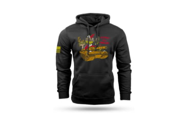 Image of Nine Line Apparel Nine Line Grinch Hooded Sweatshirt Black 3XL, GRINCH-DT6100-BLACK-3XL