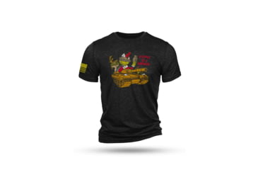 Image of Nine Line Apparel Nine Line Grinch Triblend Short Sleeve Shirt Black L, GRINCH-TSTRI-CHARCOALBLACKTRIBLEND-L