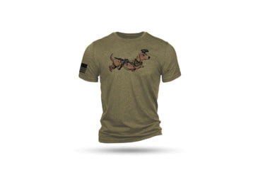 Image of Nine Line Apparel Nine Line Tactical Wiener Short Sleeve Shirt Olive Triblend XL, TACWIENER-TSTRI-OLIVETRIBLEND-XL