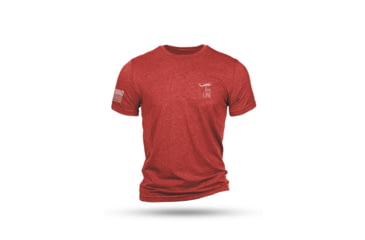 Image of Nine Line Apparel Nine Line Xmas Story Triblend Short Sleeve Shirt Red M, CSTRYSCHEM-TSTRI-REDTRIBLEND-M