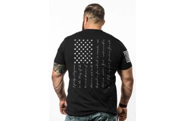 Image of Nine Line Pledge Graphic T-Shirts - Mens, Black, Medium PLEDGE-TS-BLACK-M