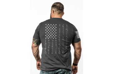 Image of Nine Line Pledge Graphic T-Shirts - Mens, HeavyMetal, 3XL PLEDGE-TS-HEAVYMETAL-3XL