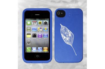 Image of Nite Ize Biodegradable Bio Case for Iphone 4 &amp; 4S, Blue Leaf BIO-IP4-03G3