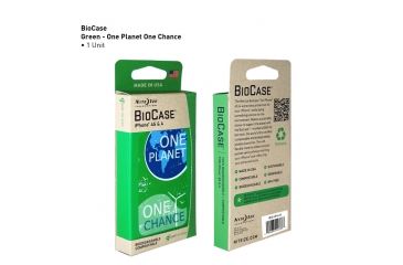 Image of Nite Ize Biodegradable Bio Case for Iphone 4 &amp; 4S, One Planet One Chance BIO-IP4-28G4