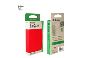 Image of Nite Ize Biodegradable Bio Case for Iphone 4 &amp; 4S, Red BIO-IP4-10