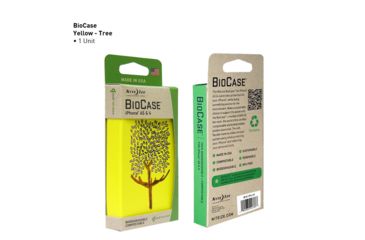 Image of Nite Ize Biodegradable Bio Case for Iphone 4 &amp; 4S, Yellow Tree BIO-IP4-16G6