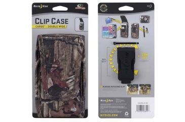 Image of Nite Ize Clip Case Cargo Universal Rugged Holster, Double Wide, Mossy Oak Break-Up Infinity, XXL, CCC2W-22-R3