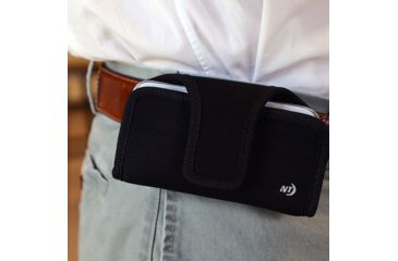 Image of Nite Ize Clip Case Fits All Holster,Horizontal Black CCSFA-01-R3