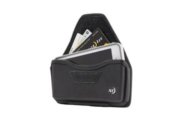 Image of Nite Ize Clip Case Hardshell Horizontal Universal Rugged Holster, Black, Extra Large, HSHSXL-01-R3