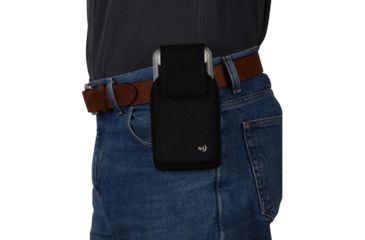 Image of Nite Ize Clip Case Hardshell Horizontal Universal Rugged Holster, Black, Extra Large, HSHSXL-01-R3