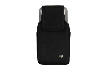 Image of Nite Ize Clip Case Hardshell Horizontal Universal Rugged Holster, Black, Extra Large, HSHSXL-01-R3