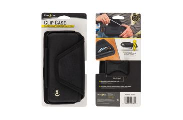 Image of Nite Ize Clip Case Hardshell Horizontal Universal Rugged Holster, Black, XXL, HSHS2L-01-R3