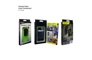 Image of Nite Ize Connect Case for Iphone 4 &amp; 4S, Lime Translucent CNT-IP4-17TC
