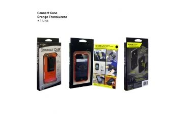 Image of Nite Ize Connect Case for Iphone 4 &amp; 4S, Orange Translucent CNT-IP4-19TC