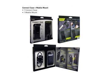 Image of Nite Ize Connect Case/Mobile Mount Combo Pack - Black CNTMM-IP4-01SC