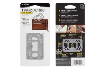 Image of Nite Ize Financial Tool Multi Tool Card, Stainless, FMTM-11-R7