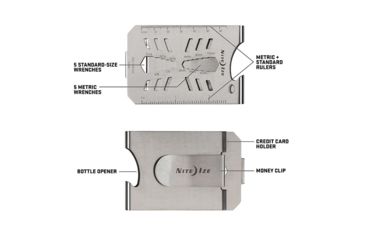 Image of Nite Ize Financial Tool Multi Tool Money Clip, Stainless MCT-11-R7